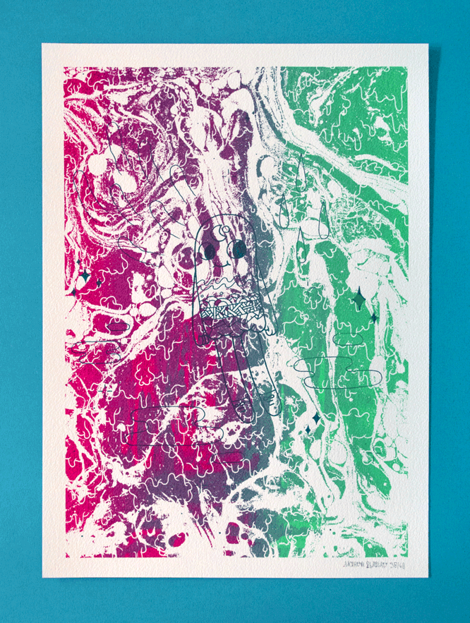 Liquid Screen Print Sérigraphie Arthur Plateau 