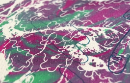 Liquid Screen Print Sérigraphie Arthur Plateau 