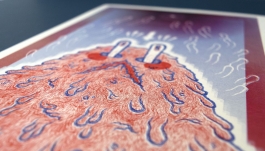 Monster Illumination Risograph print Arthur Plateau 