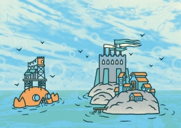 Crab's Island - Illustration - Arthur Plateau 