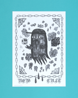 Wicked Disciple - Risograph - Risographie - Riso - Print - Poster - Affiche - Risography - Arthur Plateau - Visual Artist - Art - Small Press - Edition - Illustration -Dark 