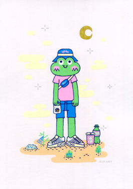 Bien de Giffen - Les Petits Mondes - Morgane - boutique en ligne - illustrations - série limitée - oeuvres uniques - artistes - graphiste - illustrateur - tatoueur - graffeur - peinture - original painting - lowbrow - art - pop surealism 