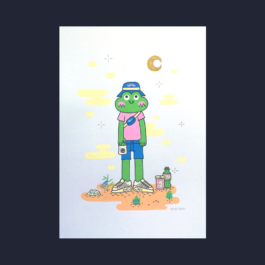 Bien de Giffen - Les Petits Mondes - Morgane - boutique en ligne - illustrations - série limitée - oeuvres uniques - artistes - graphiste - illustrateur - tatoueur - graffeur - peinture - original painting - lowbrow - art - pop surealism