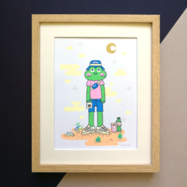 Bien de Giffen - Les Petits Mondes - Morgane - boutique en ligne - illustrations - série limitée - oeuvres uniques - artistes - graphiste - illustrateur - tatoueur - graffeur - peinture - original painting - lowbrow - art - pop surealism