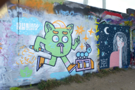 Outlaw - Berlin - Mauerpark - Wall - Arthur Plateau - Graffiti - Street Art - urban art - mural - painting - mur - spray - 