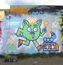 Outlaw - Berlin - Mauerpark - Wall - Arthur Plateau - Graffiti - Street Art - urban art - mural - painting - mur - spray - 