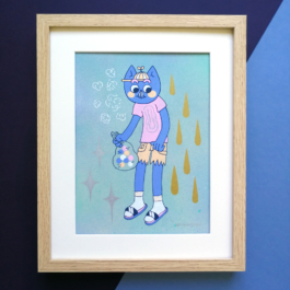 Dealer de douceurs - Les Petits Mondes - Morgane - boutique en ligne - illustrations - série limitée - oeuvres uniques - artistes - graphiste - illustrateur - tatoueur - graffeur - peinture - original painting - lowbrow - art - pop surealism