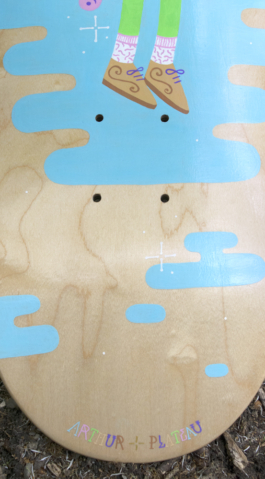 Learn and skate - Mongolia - raise fund - skatepark - uukhai team - mc caigwelles - nyc - wheels and waves - Biarritz - education - skatecustom - skate board - painting - fine art - exhibition - caritative - Arthur Plateau - Visual Artist - Art 