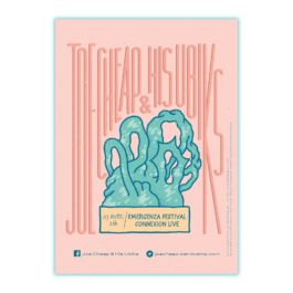 Flyer - event - communication - Joe Cheap & His Ubiks - Arthur Plateau - Music - musique - cover art - cd - ep - album - vinyl - band - groupe - 