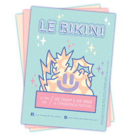 Flyer - event - communication - Joe Cheap & His Ubiks - Arthur Plateau - Music - musique - cover art - cd - ep - album - vinyl - vanité - band - groupe - 