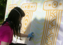 Énergie Élémentaire for Synesthesia at the musée Georges-Labit - Nagual - Arthur Plateau - Virginie Contier - Event - Live painting - mural - art - exhibition - show 