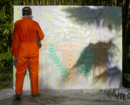 Énergie Élémentaire for Synesthesia at the musée Georges-Labit - Nagual - Arthur Plateau - Virginie Contier - Event - Live painting - mural - art - exhibition - show 