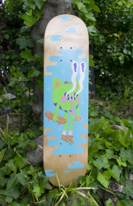 Learn and skate - Mongolia - raise fund - skatepark - uukhai team - mc caigwelles - nyc - wheels and waves - Biarritz - education - skatecustom - skate board - painting - fine art - exhibition - caritative - Arthur Plateau - Visual Artist - Art 