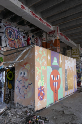 Art Concept - Mouvement de foule - Toulouse - évènement - event - live painting - Wall - Arthur Plateau - Graffiti - Street Art - urban art - mural - painting - mur - spray - 