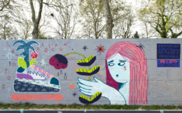 Soyons sauvages _ mur _ mural _ graffiti _ peinture _ terrain _ arthur plateau _ virginie contier _ woizo _ swd _ kput _ wall _ peinture _ soyons radicaux 