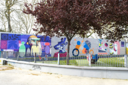 Soyons sauvages _ mur _ mural _ graffiti _ peinture _ terrain _ arthur plateau _ virginie contier _ woizo _ swd _ kput _ wall _ peinture _ soyons radicaux 