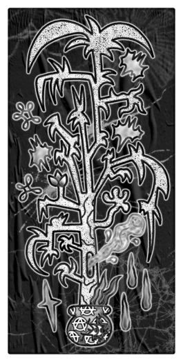 multivers _ plant _ plante _ pot _ illustration _ anarchy _ grow _ anarchie _ arthur plateau _ nature _ ecologie _ green _ vert _ anarcho primitivisme _ anarcho-primitivism 