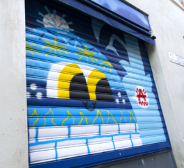 Live painting for the launching of CôtéCollab #04 by Bhallot With SanX - El Moot Moot - Kput - mootmoot - toulouse - graffiti - mural - art - arthur plateau - 