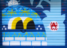 Live painting for the launching of CôtéCollab #04 by Bhallot With SanX - El Moot Moot - Kput - mootmoot - toulouse - graffiti - mural - art - arthur plateau - 