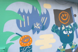 Devanture mur atelier La Mèche Toulouse 