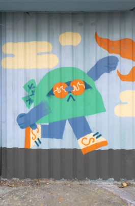 Devanture mur atelier La Mèche Toulouse 