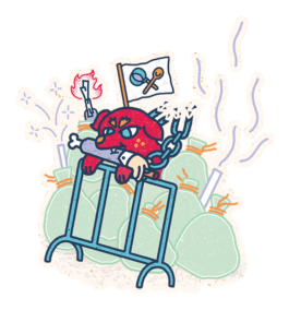 Couverture du dossier pour le numéro anniversaire des 20 ans de CQFD. 