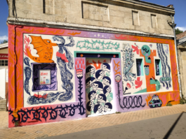 Fresque pour le Zinefest 10 par Disparate Bordeaux 