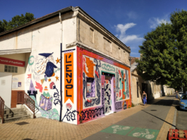 Fresque pour le Zinefest 10 par Disparate Bordeaux 