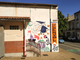 Fresque pour le Zinefest 10 par Disparate Bordeaux 