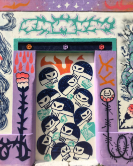 Fresque pour le Zinefest 10 par Disparate Bordeaux 