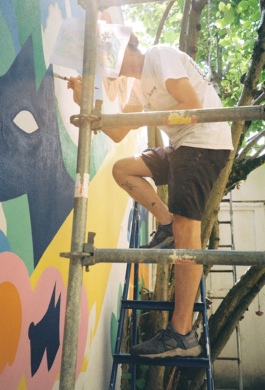 Fresque Portraits animaux avec adelepetitfeu 