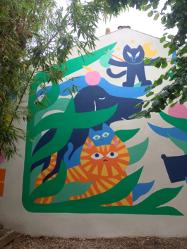 Fresque Portraits animaux avec adelepetitfeu 