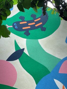 Fresque Portraits animaux avec adelepetitfeu 