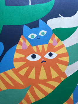 Fresque Portraits animaux avec adelepetitfeu 