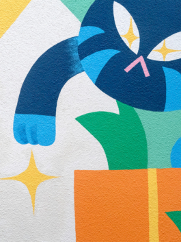 Fresque Portraits animaux avec adelepetitfeu 